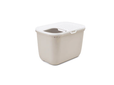 Savic Hop In Top Entry Cat Litter Tray - MOCCA